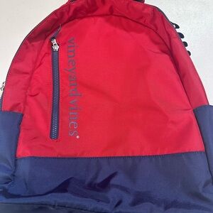 Vineyard Vines Red and Blue Backpack